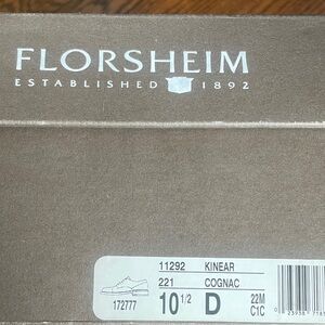 Florsheim Cognac Leather Footwear